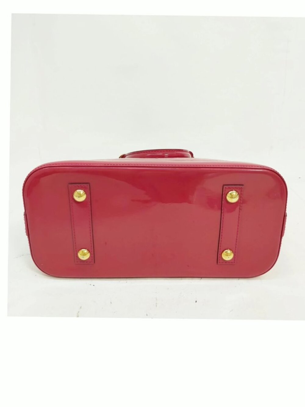 Authentic Louis Vuitton Alma PM Rose Vernis Patent Leather Satchel LV Handbag - Picture 7 of 16